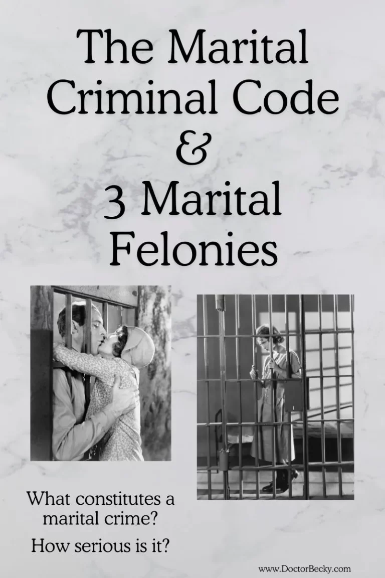 Understanding Marital Crimes and What to Do About Them.