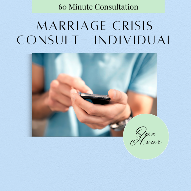 Marriage Crisis Consult Individual