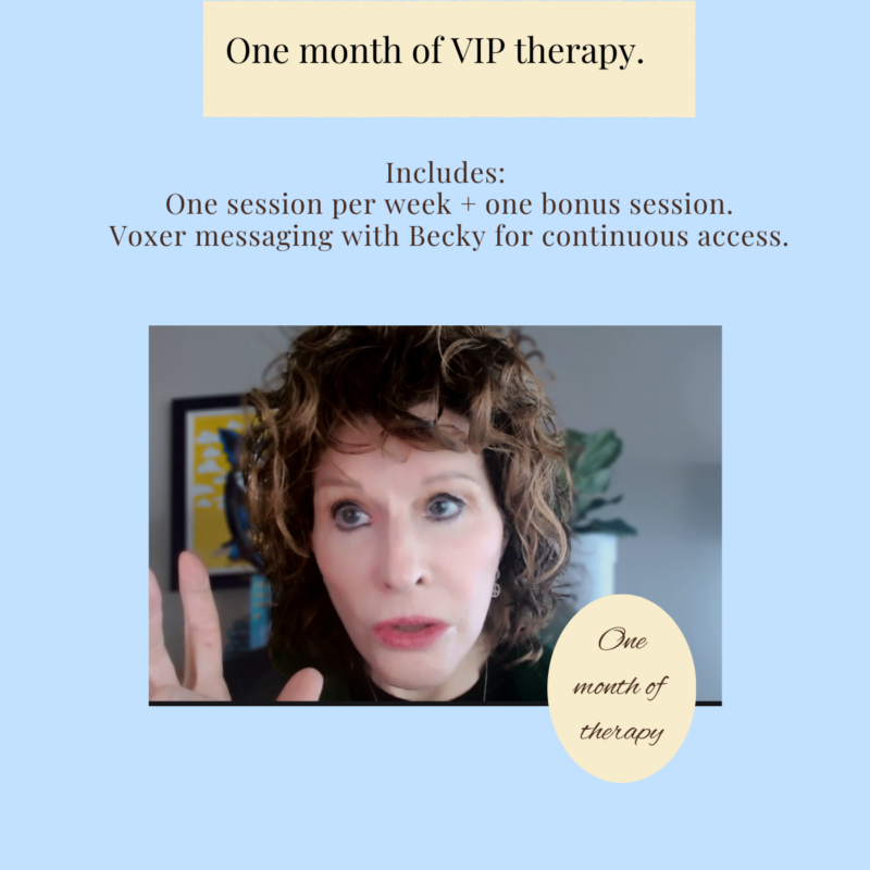 One month of VIP Therapy